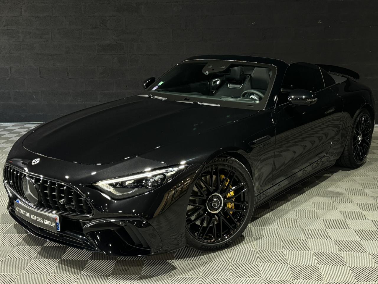 MERCEDES-SL-63 AMG 4-Matic + / Pack Carbonne - Burmester - Française - Garantie 